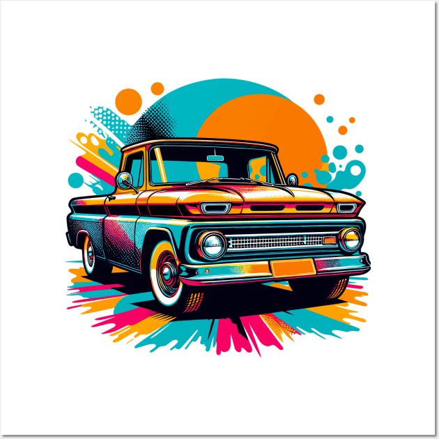 Chevy pickup Wall Art by Vehicles-Art